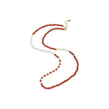 Honglangji Southern Red Agate Necklaces Women's