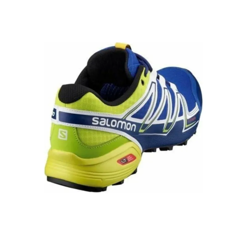 SALOMON Cushioning Wear-Resistant Low-Top Trail Running Running Shoes Men's Blue-2