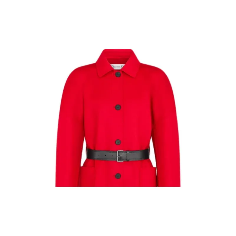 DIOR Coats Women's Red-2