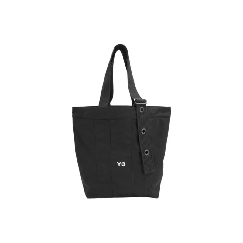 Y 3 Polyester With Canvas Tote Bag Shopping Bag Shoulder Bags Regular Men's Black-1