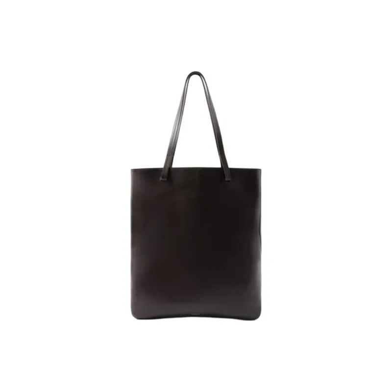 SOEUR Cow Leather Shoulder Bag Women's Ebony-0