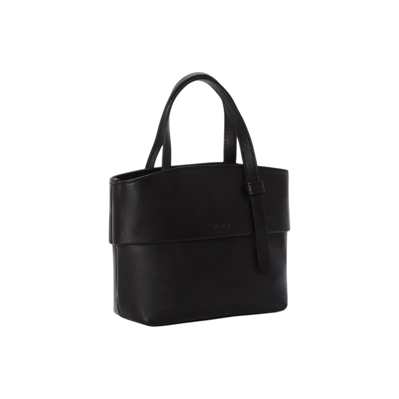 TUMI Leather Tote Bag Shopping Bag Shoulder Bag Crossbody Bag Handbag Mini Women's Black-2