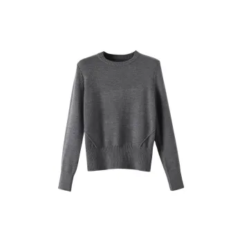 Late White Knitwear Women's Gray