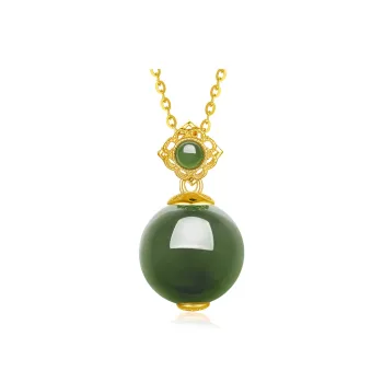 Oriental Jade Necklaces Green Jade Women's