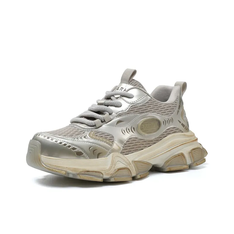 FAIRWHALE Balance Height Increasing Low-Top Chunky Sneakers Men's-1