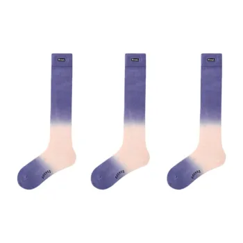 Vine Color Knee High Socks Unisex 3 Pack