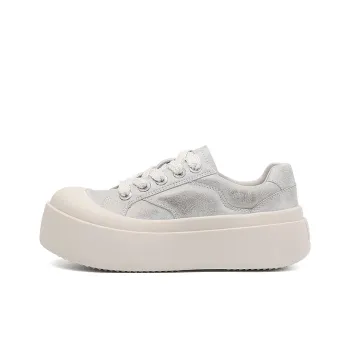 BURGELY Height Increasing Anti-Slip And Wear-Resistant Low-Top Skateboard Shoes Women's