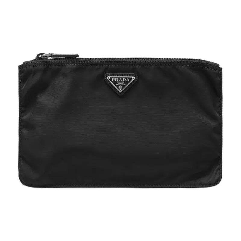 PRADA Nylon Makeup Bags Clutches Women's Black-1