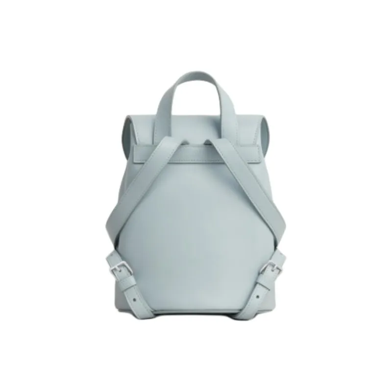 CELINE Triomphe Smooth Cow Leather Backpack Women's Ice Blue-2