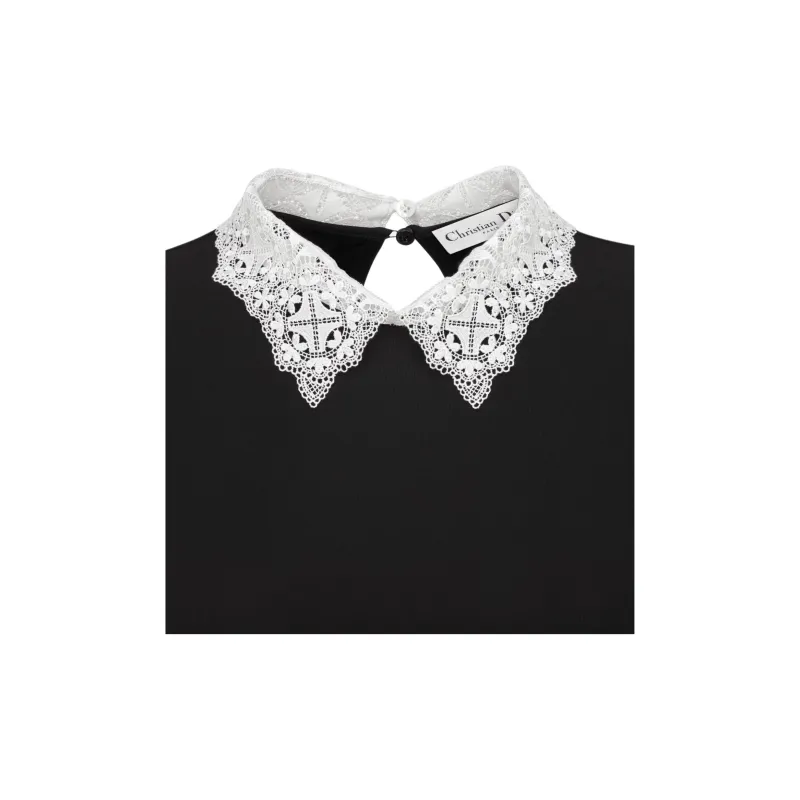 DIOR Long Sleeved Dresses Women's Black-2