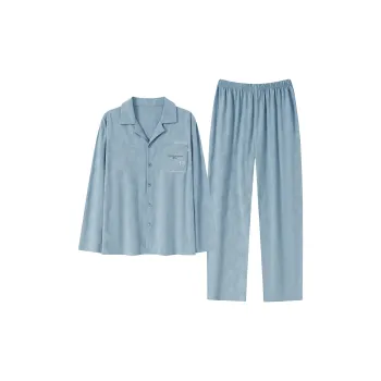 Good Fortune Pajama Set Men's Blue