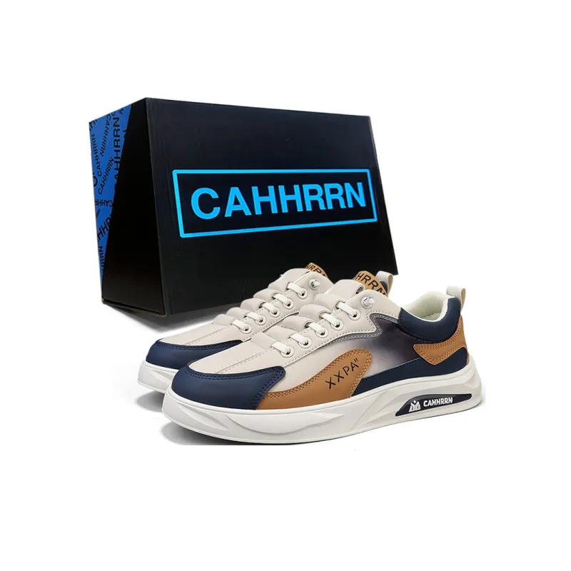 CAHHRRN Wear-Resistant Slip-Resistant Lightweight Low-Top Skateboard Shoes Men's-7