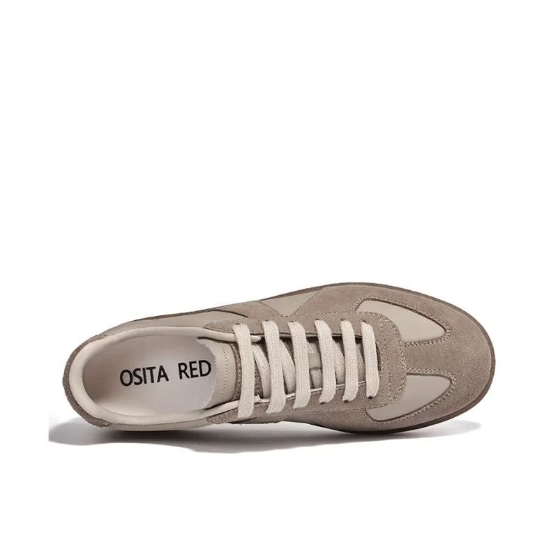OSITA RED Anti Slip Wear Resistant Low Top Skateboard Shoes Women's-13