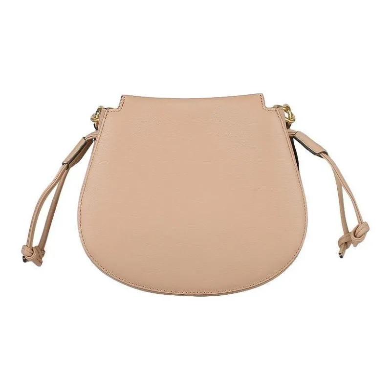Mulberry Cow Leather Shoulder Bag Women's Light Brown-4