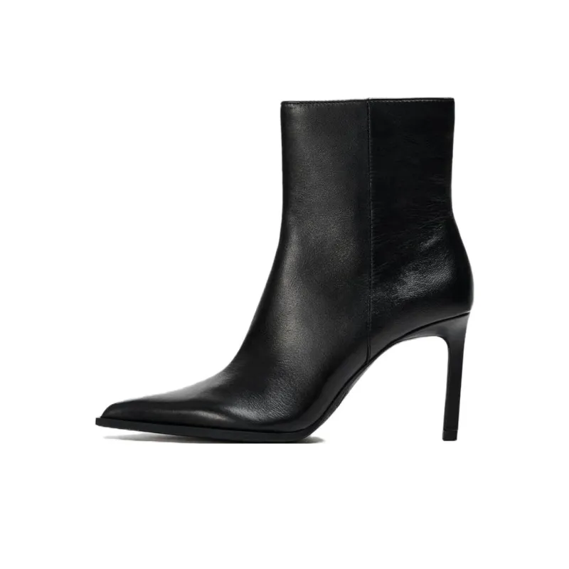 ZARA Ankle Boots 8.5cm Women's Black-0