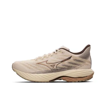 Mizuno Wave Rider 28 Rebound And Wear resistant Low Top Running Shoes Unisex Beige Brown