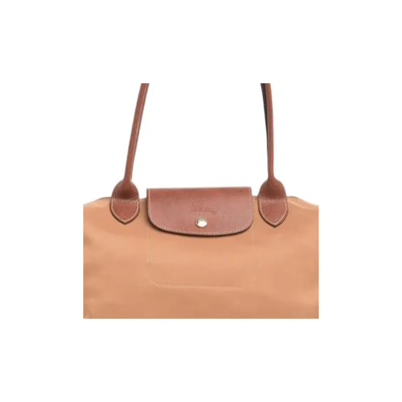 LONGCHAMP Le Pliage Fabric Dumpling Bag Handbag Shoulder Bag Women's Orange-Brown-4