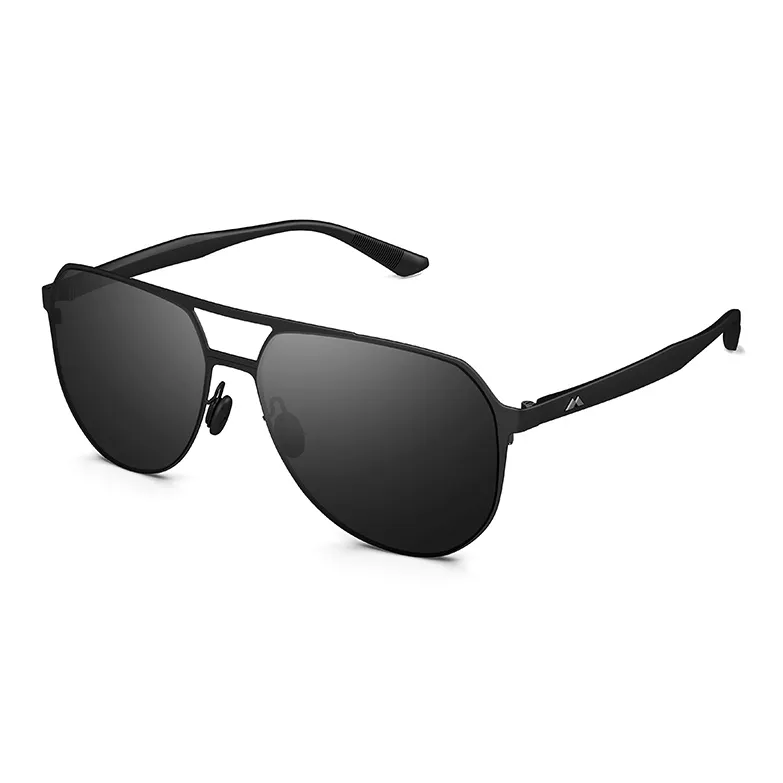 MOLSION TR/Memory Plastic Stainless Steel Aviator Sunglasses Men's-2