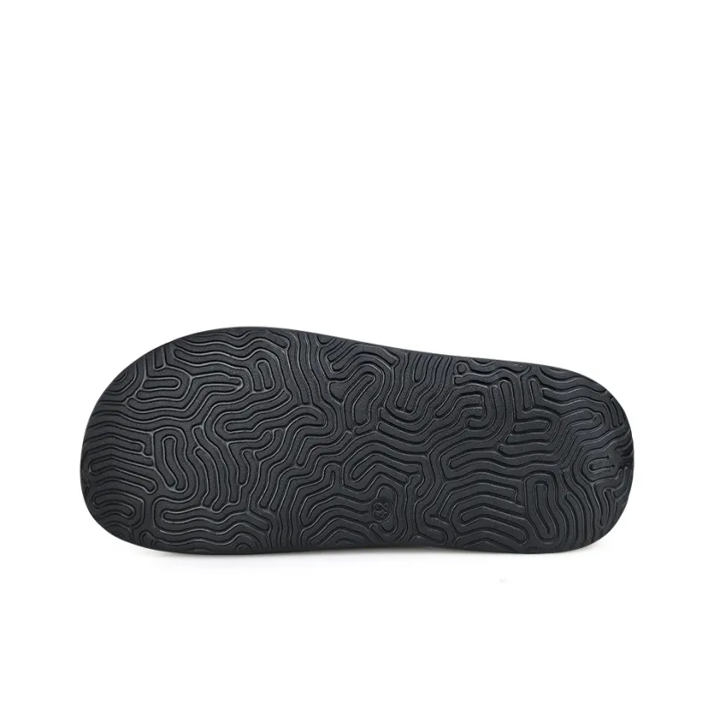 PEAK State Pole Slip Resistant Abrasion Resistant Cushioning Slide Slippers Unisex Black White-5