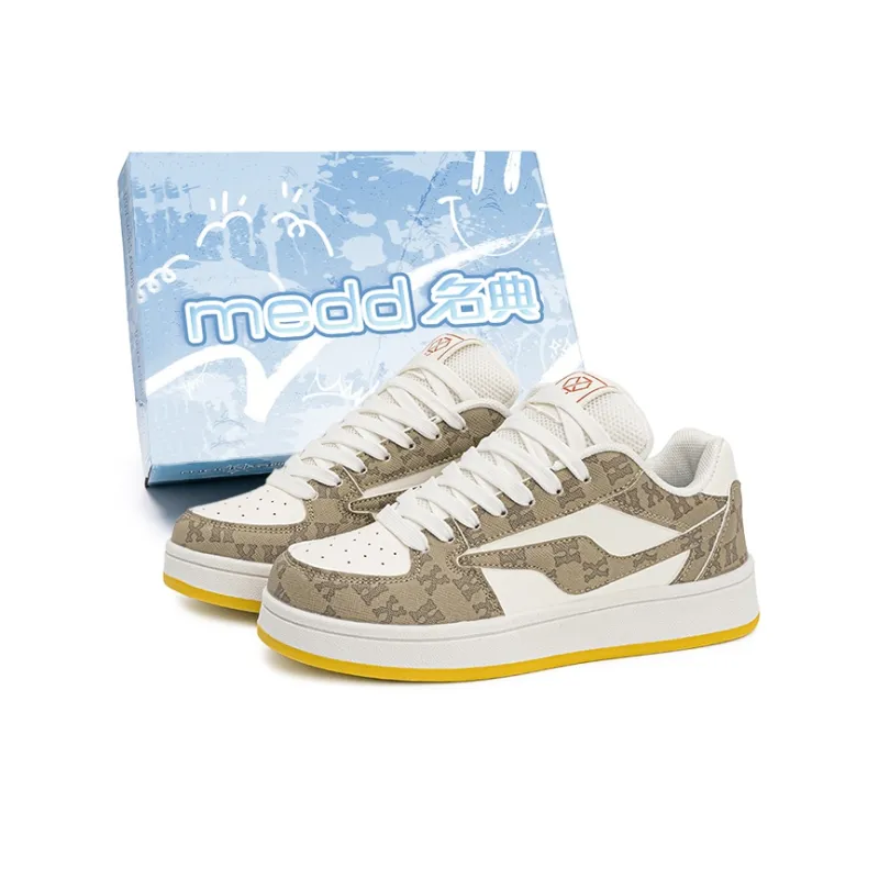 Medd Puffy Skateboard Shoes Anti-Slip Wear-Resistant Low-Top Skateboard Shoes Unisex-18