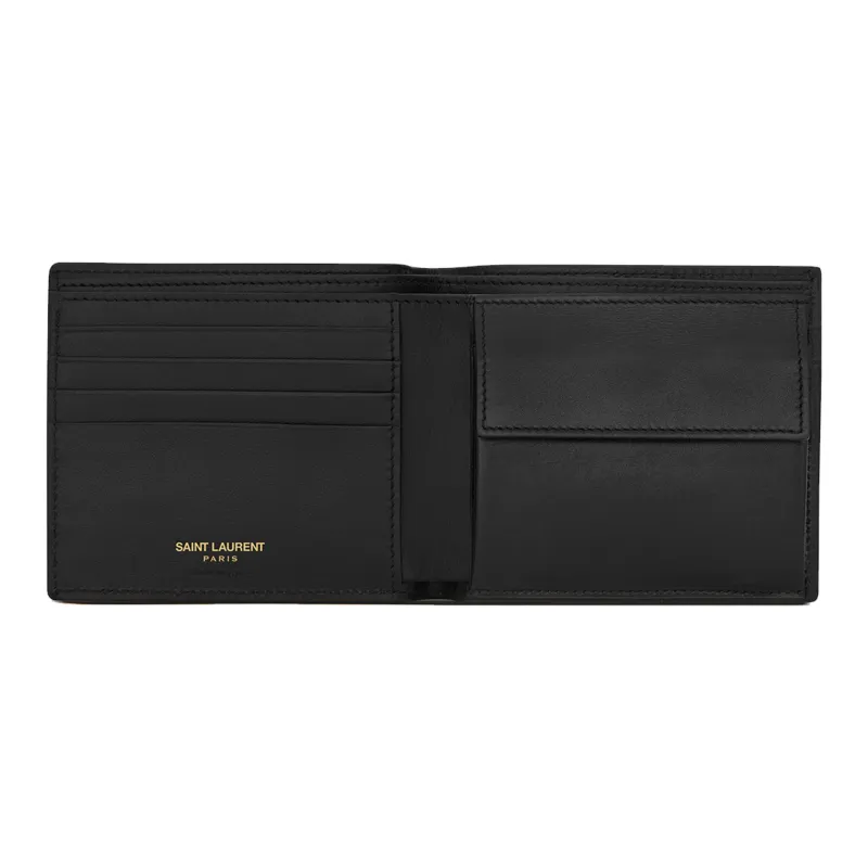 SAINT LAURENT Tiny Monogram East West Wallet-5