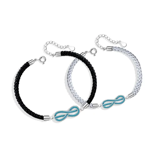 CLARKIA FLOWER S925 Silver Bracelets Unisex