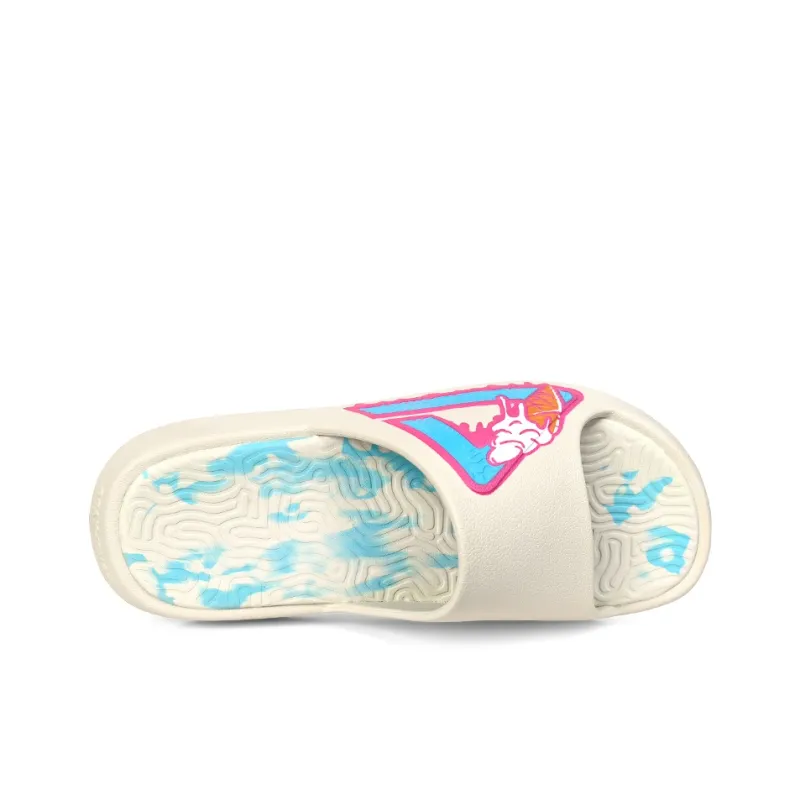 PEAK State Pole Slip Resistant Abrasion Resistant Cushioning Slide Slippers Unisex Beige Red Blue-3