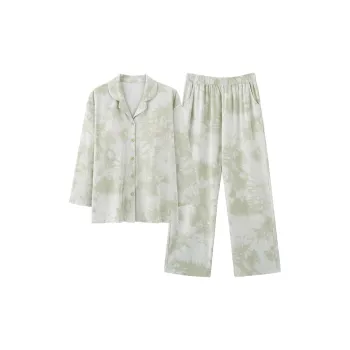WANANNI Pajama Set Women's Light Green