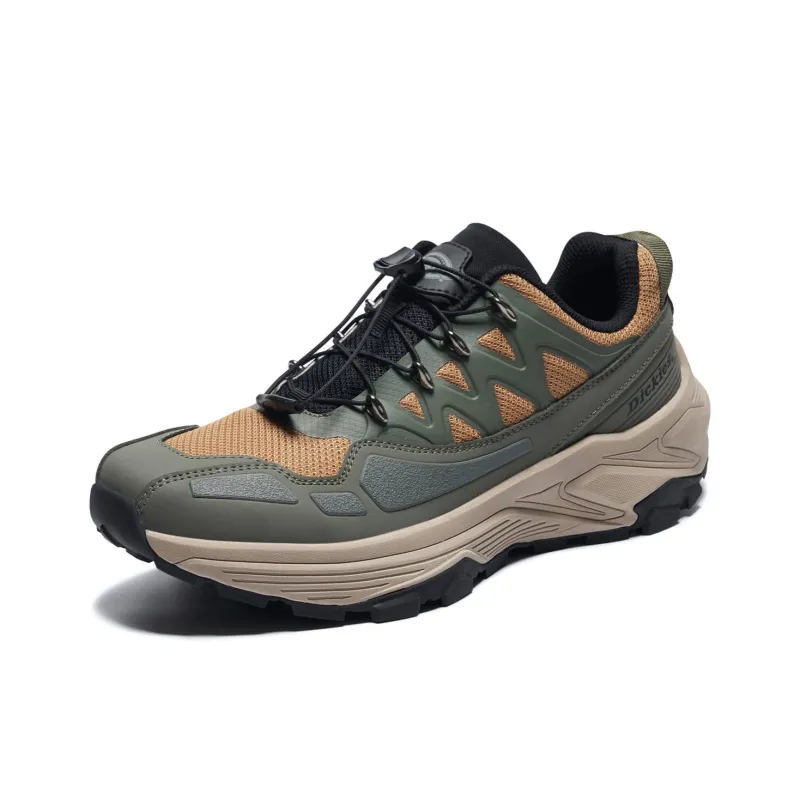Dickies Non-slip Lightweight Low-Top Outdoor Shoes Men's Brown Green-1