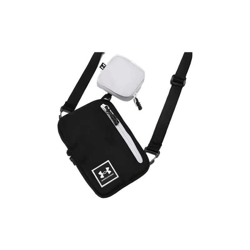 Under Armour Polyester Shoulder Bag Crossbody Bag Small Size Unisex Black-2