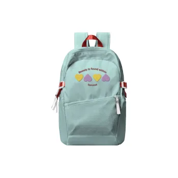 LOVVVVE Polyester Backpack Backpack Backpack Travel Bag Unisex Light Blue