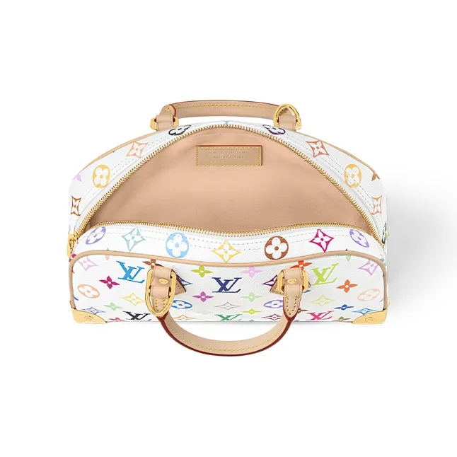 LOUIS VUITTON X Takashi Murakami Handbag East West White Multicolored-3
