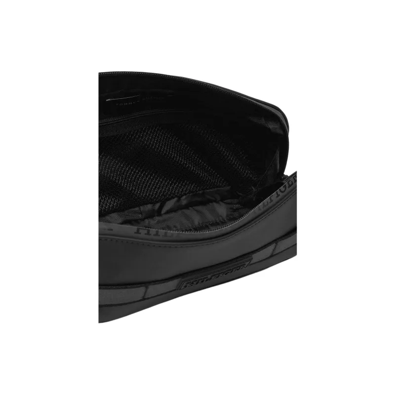 Tommy Hilfiger Polyurethane Toiletry Bag Unisex Black-4