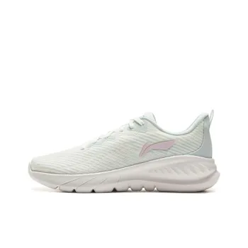 LiNing EasyFit Fle Anti Slip Wear Resistant Low Top Casual Running Shoes Women's White Blue