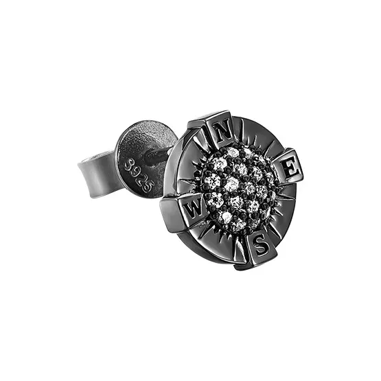 MYSH 925 Sterling Silver Stud Earrings Unisex-2