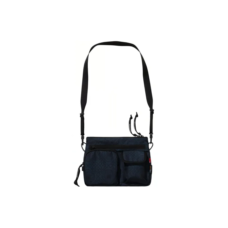 UNDEFEATED Polyester Crossbody Bag Shoulder Bag Medium Size Unisex Black-0
