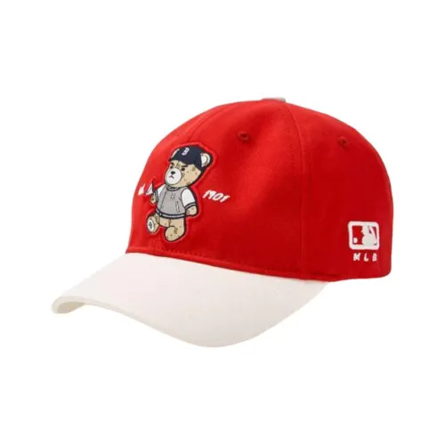 MLB Cotton Polyurethane Baseball Caps Kids' Red