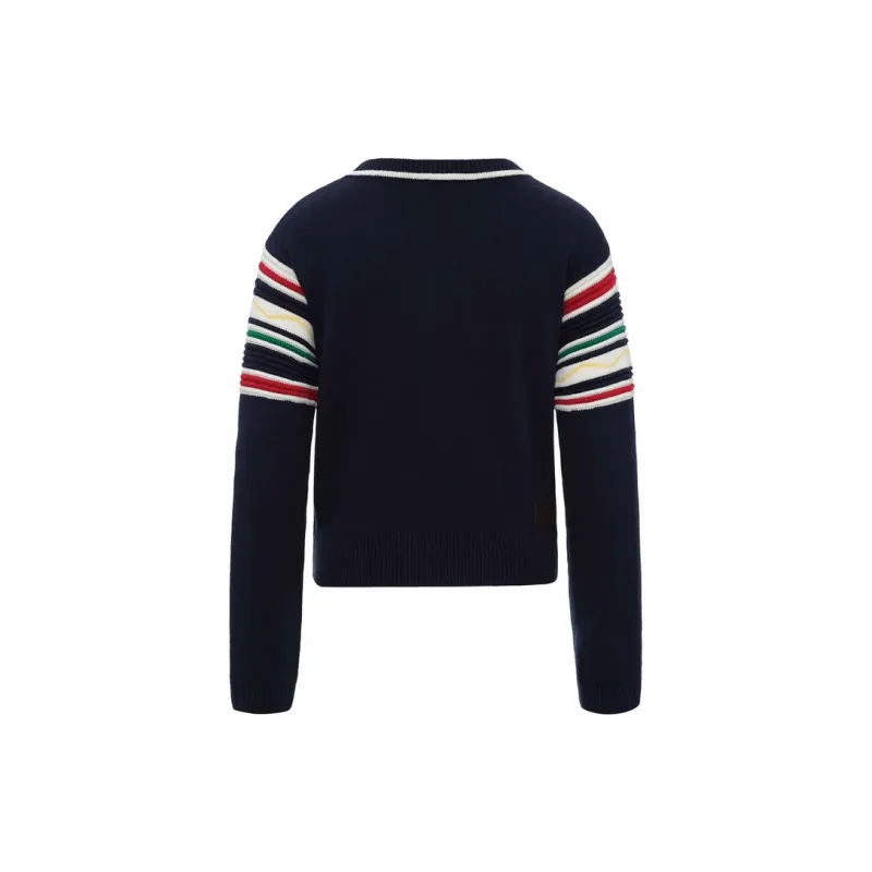 LI NING 1990 Knitwear Women's Dark Ship Blue-1