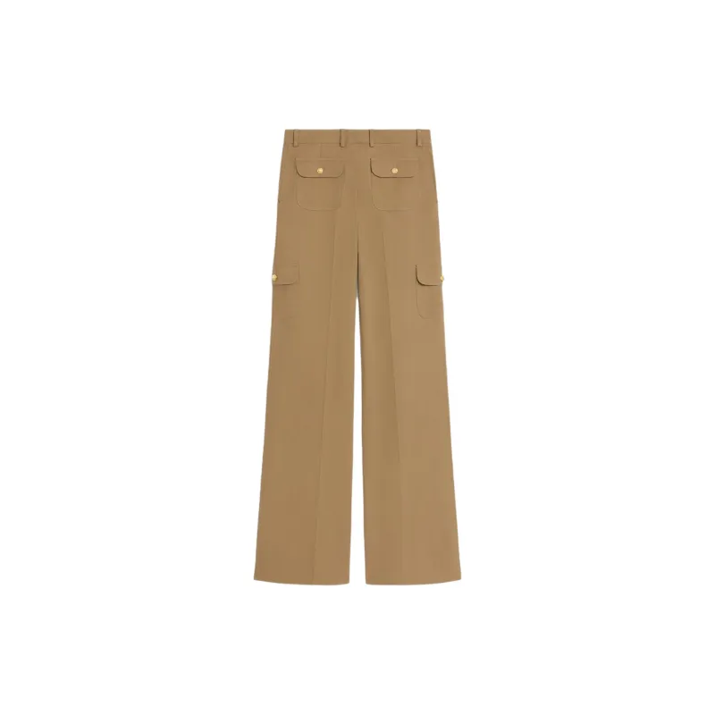 CELINE Cargo Pants Women's Camel-1