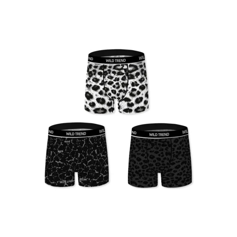Qiao Ni Tong Underpants Men's 3 Pack-8