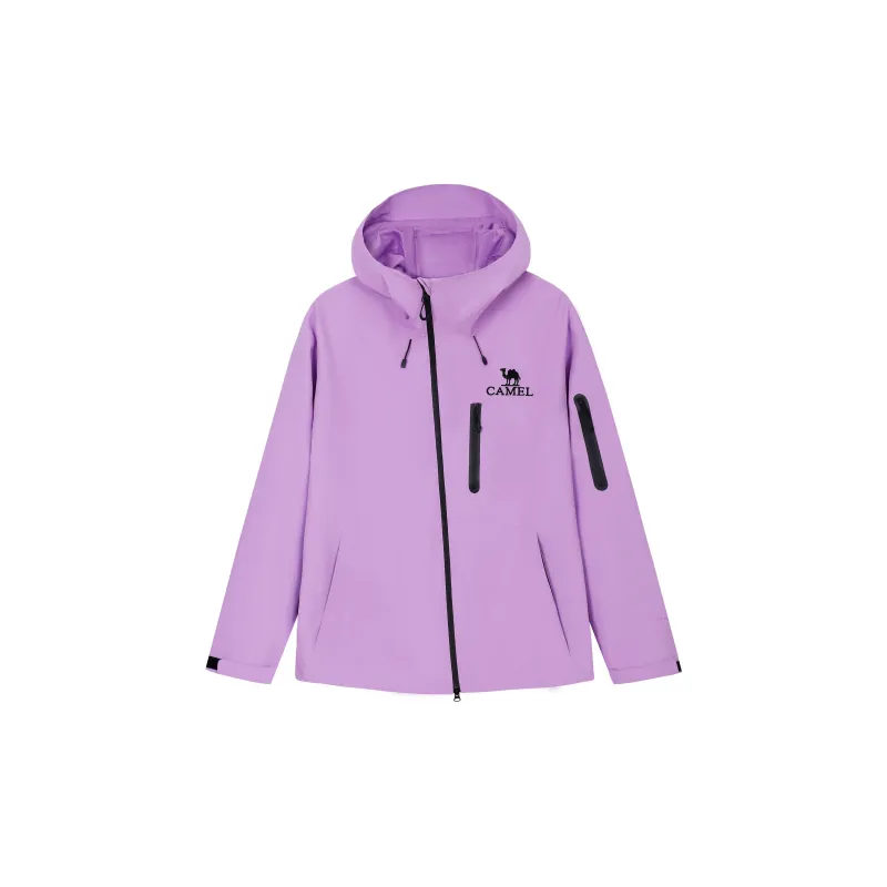 CAMEL All-weather Water-Resistant Windproof Wear-Resistant Windbreaker Jacket Unisex-3
