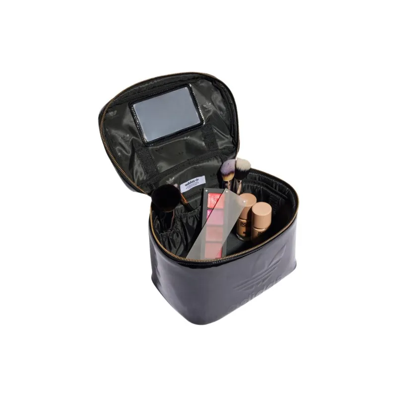 Adidas Originals ADICOLOR Polyurethane Makeup Bag Unisex Black-3