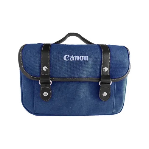 Canon Camera Bags Compatible With R5/R6/R10/R7/R8/5D4 Original Mirrorless Camera Dark Blue Youth Messenger Bag