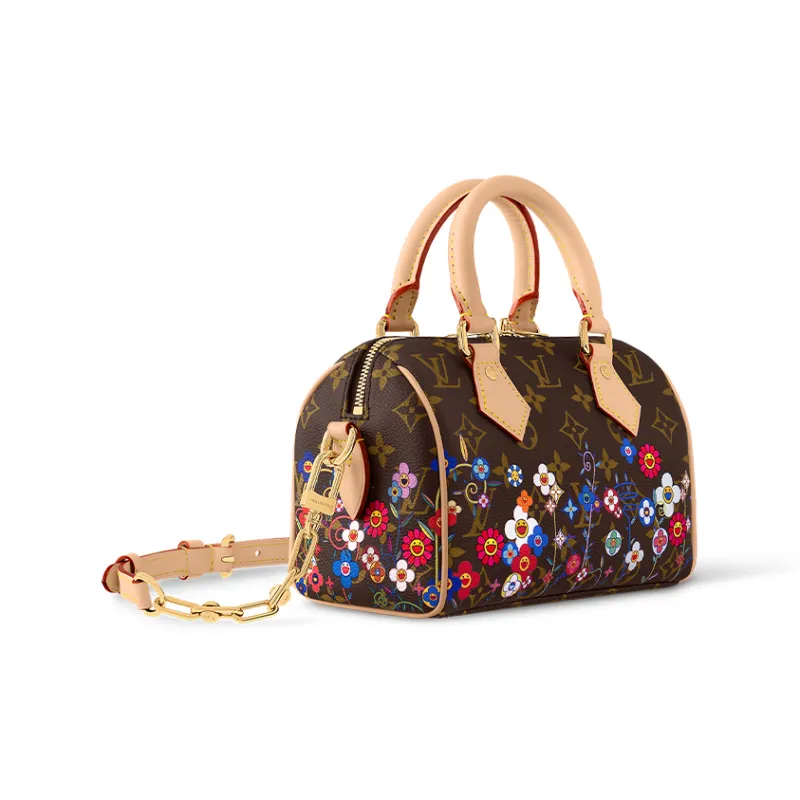 LOUIS VUITTON X Takashi Murakami Speedy Bandouliere 20 Monogram-1
