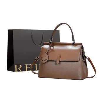 REDOO PU Shoulder Bag Crossbody Bag Handbag Regular Women's Brown/Khaki/Earth Yellow/Burgundy/Black
