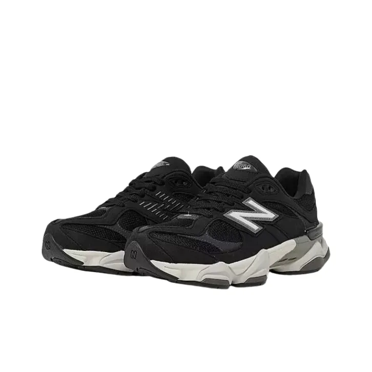 New Balance NB 9060NB 9000 Anti Slip Wear Resistant Low Top Kids' Running Shoes Black Teenagers-1
