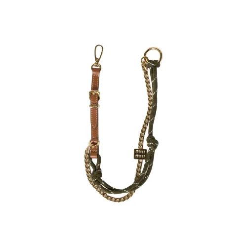 MIU MIU Logo plaque Multi chain Keyrings