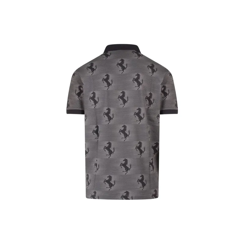 Ferrari Polo Shirts Men Black-1