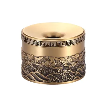 Xuan Rafters Pavilion Home Living Room Boss Office New Chinese Style High End Ashtray Ornament, Unisex