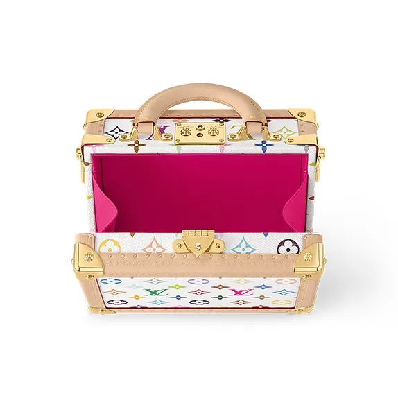 LOUIS VUITTON X Takashi Murakami Petite Valise White Multicolored-3
